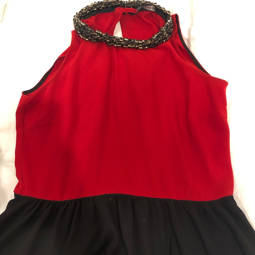 Zara embellished peplum top